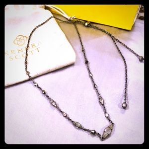 Kendra Scott Debra Gunmetal Necklace